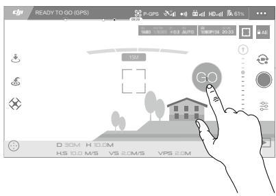 DII MAVIC PRO COMBO - Utilisation de la fonction TapFly - 3