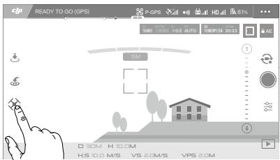 DII MAVIC PRO COMBO - Utilisation de la fonction TapFly - 2