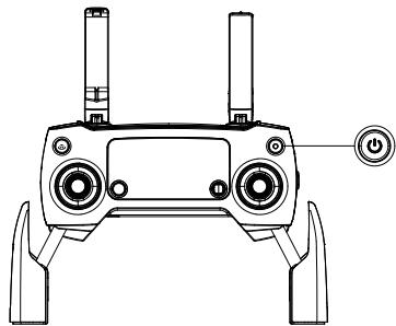 DII MAVIC PRO COMBO - Mise sous tension/mise hors tension de la radiocommande - 1