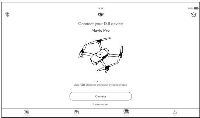 DII MAVIC PRO COMBO - Application DJI GO 4 - 1