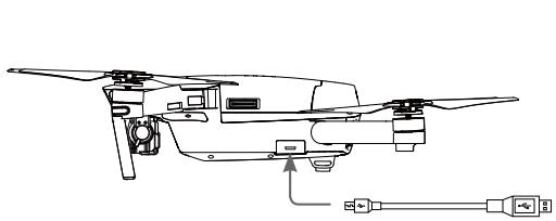 DII MAVIC PRO COMBO - Port de données de laamera - 1