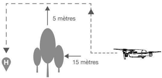 DII MAVIC PRO COMBO - Évitement des obstacles pendant la procédure RTH - 1