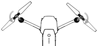 DII MAVIC PRO COMBO - Montage des hélices - 3