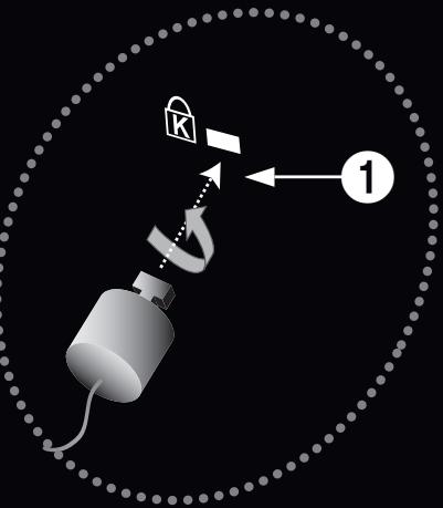 SAMSUNG UE37D6530 - Verrou antivol Kensington - 2