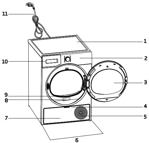 DARTY B5T48243W - Aspect général - 1