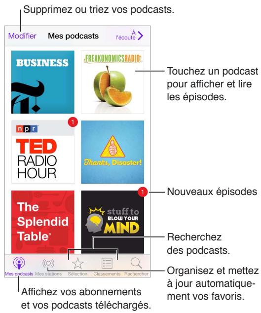 APPLE iPH 4S 8GO RECO BL - Podcasts en un coup d'œil - 1