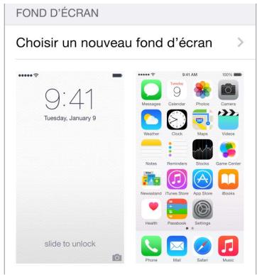 APPLE iPH 4S 8GO RECO BL - Changer de fond d'écran - 1