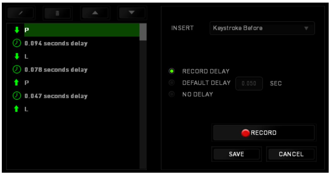 RAZER ORNATA CHROMA - MACROS TAB - 6