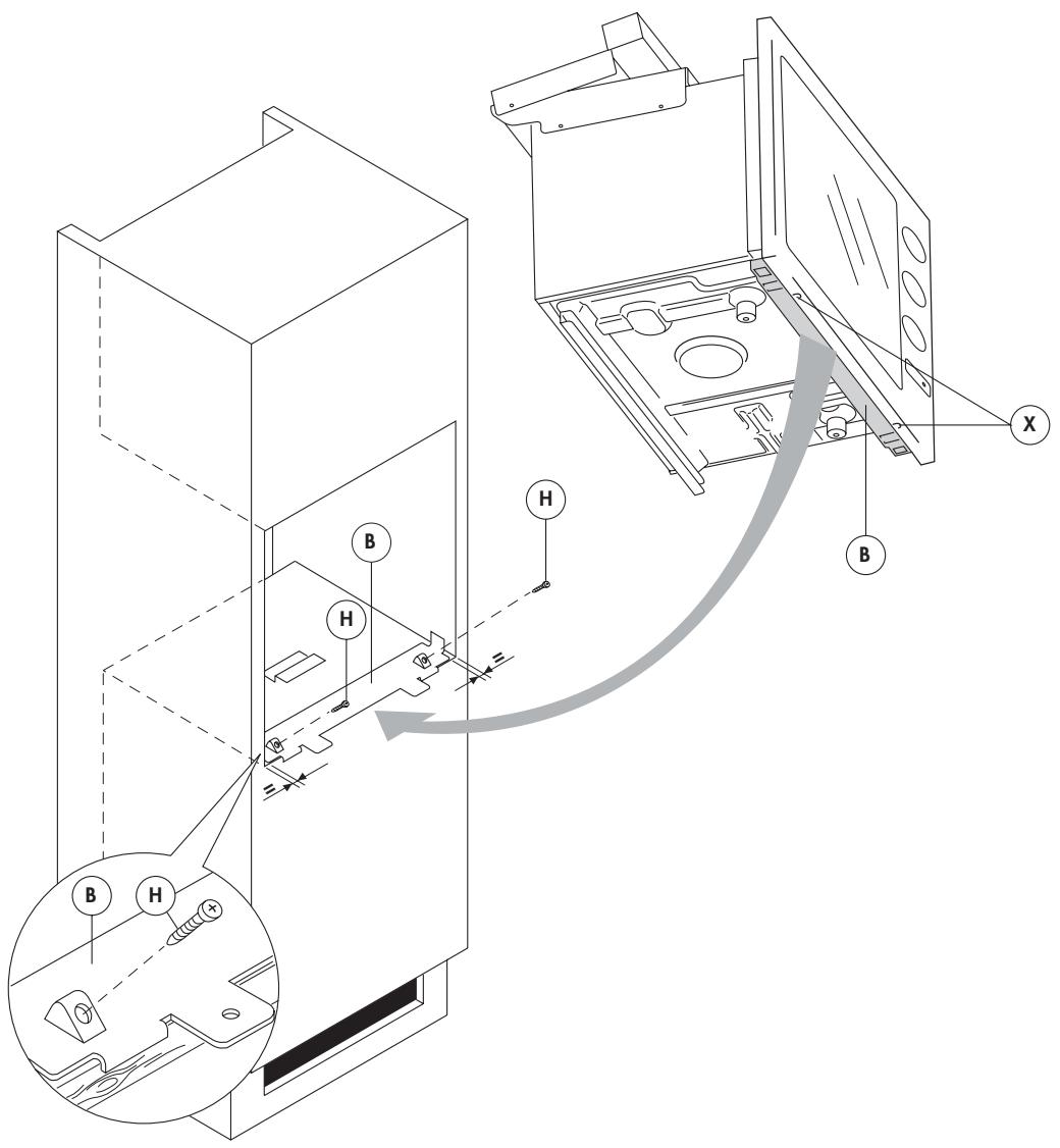 HOTPOINT-ARISTON MWHA 212 HA - INSTALLATION DANS UN MEUBLE - 3