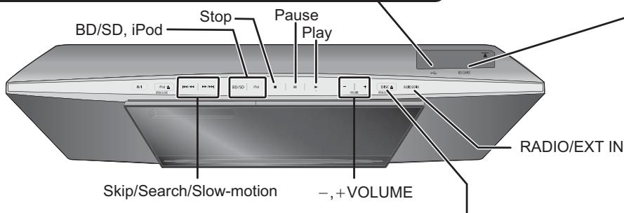 PANASONIC SC-BTX77 - Insérer ou enlever une carte SD - 2