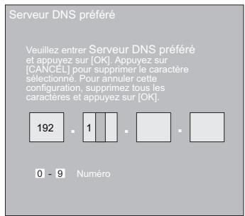 PANASONIC SC-BTX77 - Paramétrr l'adresse IP DNS - 1