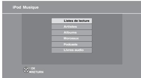 PANASONIC SC-BTX77 - Appuyez sur [iPod] pour selectionner "IPOD". - 1