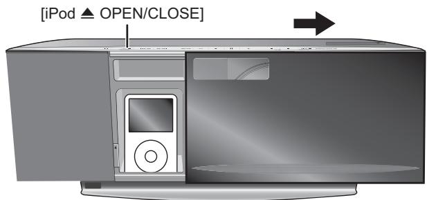 PANASONIC SC-BTX77 - Fonctionnement de la porte coulissante - 2
