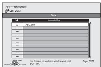 PANASONIC SC-BTX77 - Appuyez sur [, ] pour sélectionner le titre et appuyez sur [OK]. - 1
