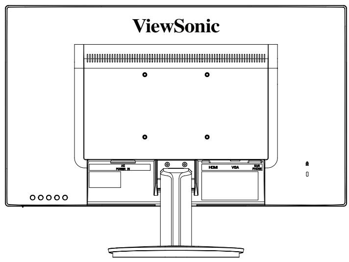 VIEWSONIC ECRANPAV - Vue avant et arrêtè - 2