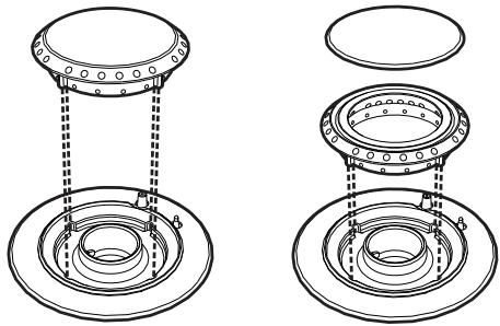 SMEG PV163ScObIc - Position correcte des couronnés et des chapeaux - 1