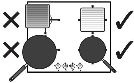 SMEG PV163ScObIc - Conseils pratiques pour l'utilisation du plan de cuisson - 2