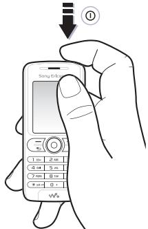 SONY ERICSSON W200 - Pourmettreletelephone souset hors tension - 1