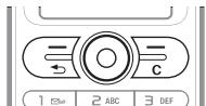 SONY ERICSSON W200 - Navigation dans les menus - 1