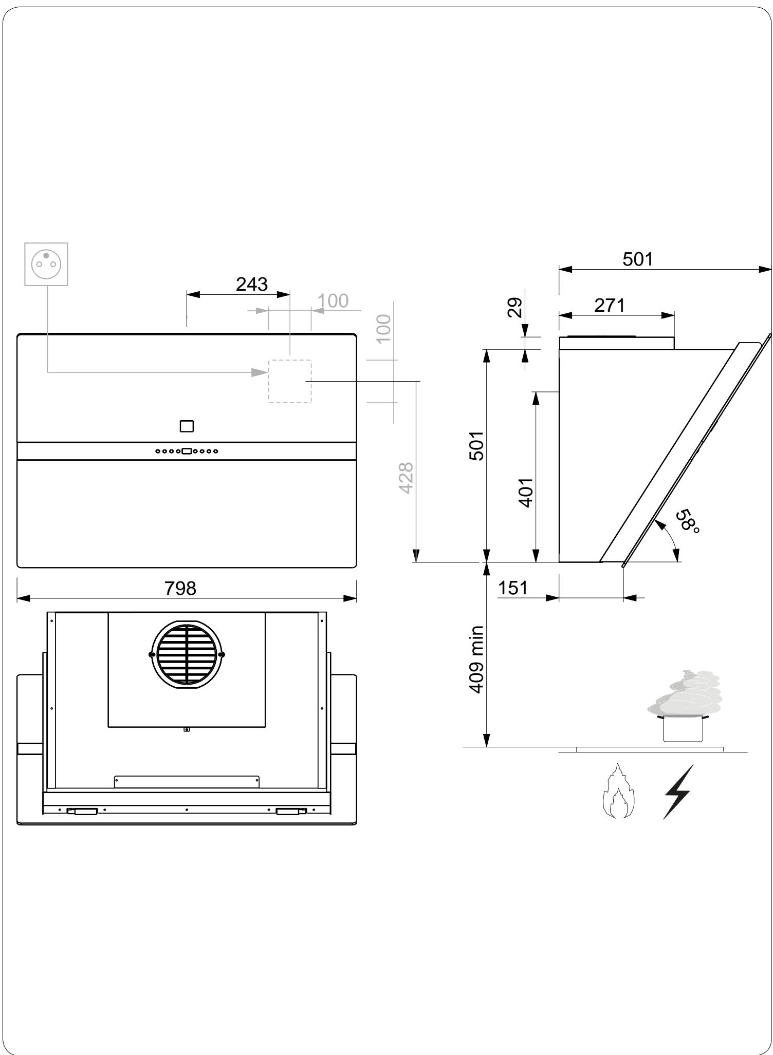 ROBLIN DUO800VRNOIR - DANS LE CAS OU UN COMPOSANT ÉLECTRIQUE VIENDRAIT À ÉTRÉ ENDOMMAGÉ, CELUI-CI NE POT ÉTRÉ REMPLACÉ QUE PAR UN ATELIER DE RÉPARATION RECONNU PAR LE FABRICANT, CAR DES OUTILS SPEÇAUX SONT NÉCESSAIRES. - 26
