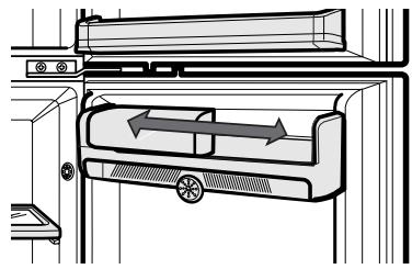 LG-GOLDSTAR GR-S566JUC - COMPARTIMENT À PRODUITS LAITIERS - 1
