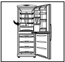 LG-GOLDSTAR GR-S566JUC - Positionnement du Contrôleur de température - 3