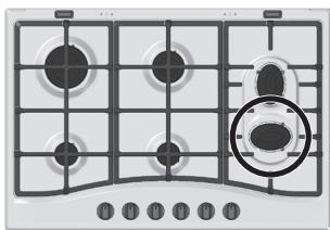 HOTPOINT PC760FX/HA - Quelques conseils pratiques pour比较好 utiliser les brûleurs centraux "Demi-Poissonnière" - 4