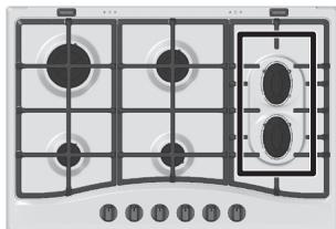 HOTPOINT PC760FX/HA - Quelques conseils pratiques pour比较好 utiliser les brûleurs centraux "Demi-Poissonnière" - 3