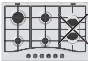 HOTPOINT PC760FX/HA - Quelques conseils pratiques pour比较好 utiliser les brûleurs centraux "Demi-Poissonnière" - 5