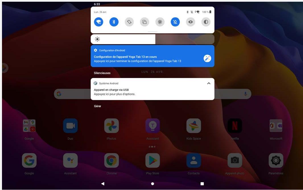 LENOVO YOGA_TAB13 - Connexion de votre(APpeuil à un ordinateur - 1