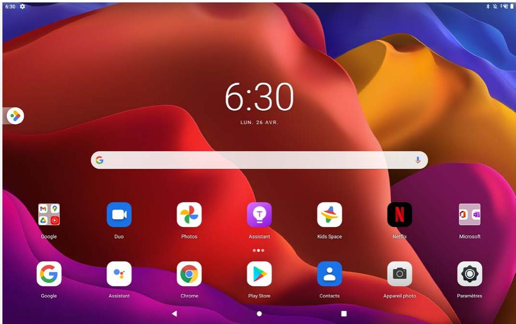 LENOVO YOGA_TAB13 - Écran d'accueil - 1