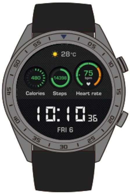 HUAWEI WATCH GT ORANGE - Changer le cadran de la montre - 2