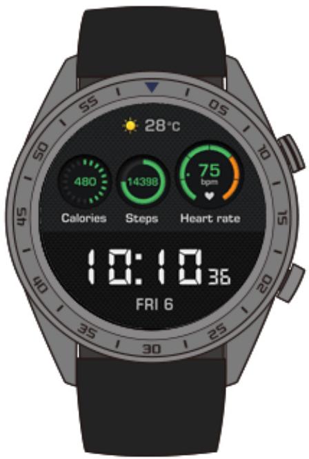 HUAWEI WATCH GT ORANGE - Boussole - 1