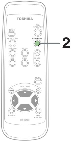 TOSHIBA TLP 251 E - Réglage automatique de l'image - 1