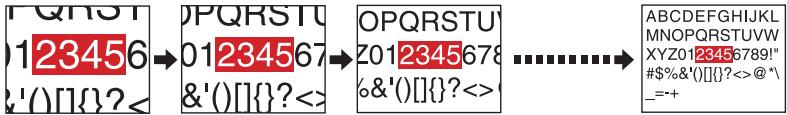 TOSHIBA TLP 251 E - Appuyez sur RESIZE () . - 3