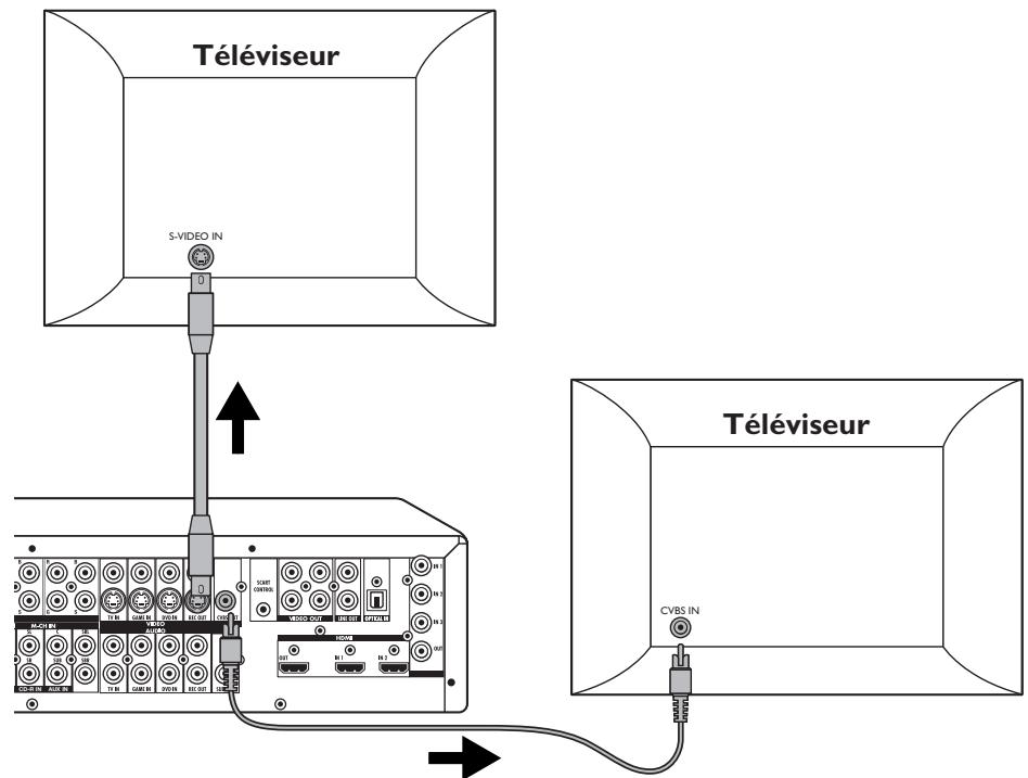 PHILIPS DFR 9000/01 - Connexion S-Video / CVBS - 1