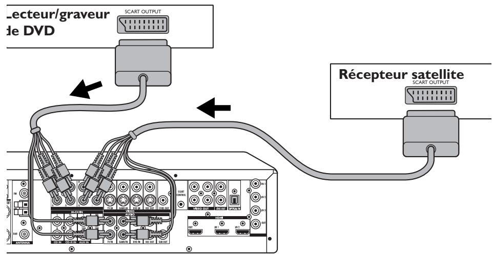 PHILIPS DFR 9000/01 - Connexion SCART/RGBS - 1
