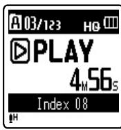 OLYMPUS VN-8600PC+ME-51S - Effacement d'une marque index ou d'une marque temp: - 5