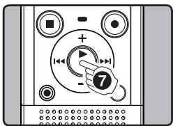 OLYMPUS VN-8600PC+ME-51S - Méthode de paramétrage du menu - 11