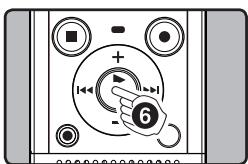 OLYMPUS VN-8600PC+ME-51S - Annulation de la fonction de lecture à répétition du segment: - 10