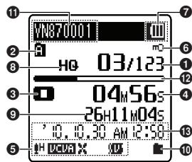 OLYMPUS VN-8600PC+ME-51S - Affichage (panneau ACL): - 2