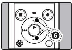 OLYMPUS VN-8600PC+ME-51S - Méthode de paramétrage du menu - 10
