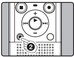 OLYMPUS VN-8600PC+ME-51S - Annulation de la fonction de lecture à répétition du segment: - 4