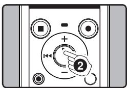 OLYMPUS VN-8600PC+ME-51S - Changer la vitesse de lecture - 3