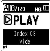 OLYMPUS VN-8600PC+ME-51S - Effacement d'une marque index ou d'une marque temp: - 6