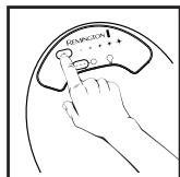 REMINGTON IPL5000 I-LIGHT - Préparer l'appareil pour le traitement - 1