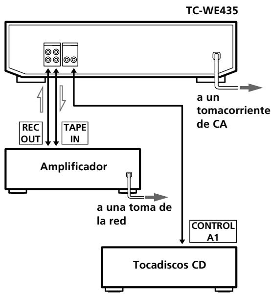 SONY TC-WE435 - Conexión a un sistema - 1