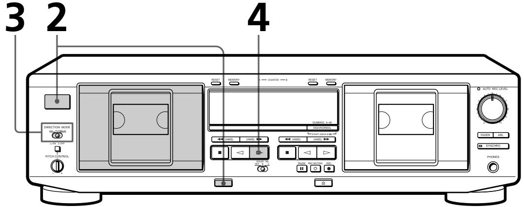 SONY TC-WE435 - Reproduccion de cintas - 1