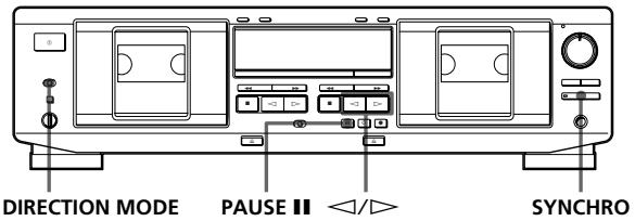 SONY TC-WE435 - Enregistrement synchronisé d'un CD par un cordon de commande A1 - 1