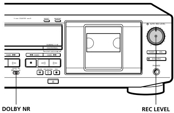 SONY TC-WE435 - Utilización de los siguientes selectores y control para realizar operaciones adiconiales - 1